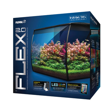 Fluval Flex 2.0 34 Litre Aquarium - Amazing Amazon